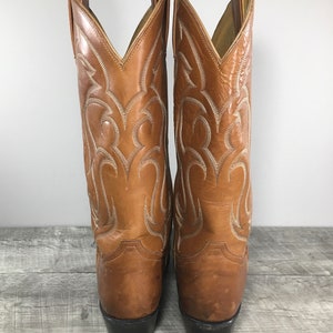 Bottes Tony Lama Vintage Homme 6.5 – Cuir Vert Daim – Western Cowboy Ranch