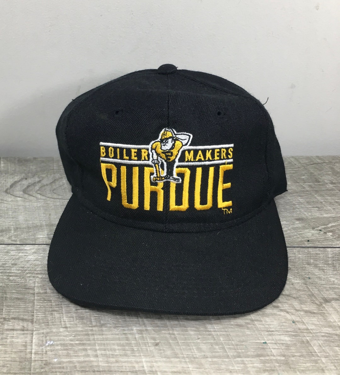 Purdue Boilermakers コーデュロイキャップ 80s 90s Vintage 80s 90s Purdue Boilermakers Hat Cap Adult 7 1/2