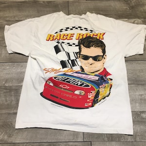 1997 Race Rock Apparel Jeff Gordon Racing Tshirt Tee DuPont Adult Size XLarge