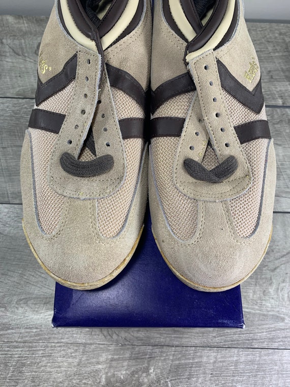 Vintage New Old Stock Keds Triple Sport Tan Leath… - image 4