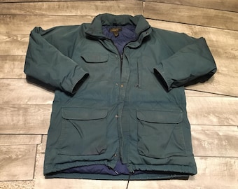 Vintage 80s Eddie Bauer Blue Goose Down Coat Small - Etsy Vintage 80s Eddie Bauer Blue Goose Down Coat Small - Etsy