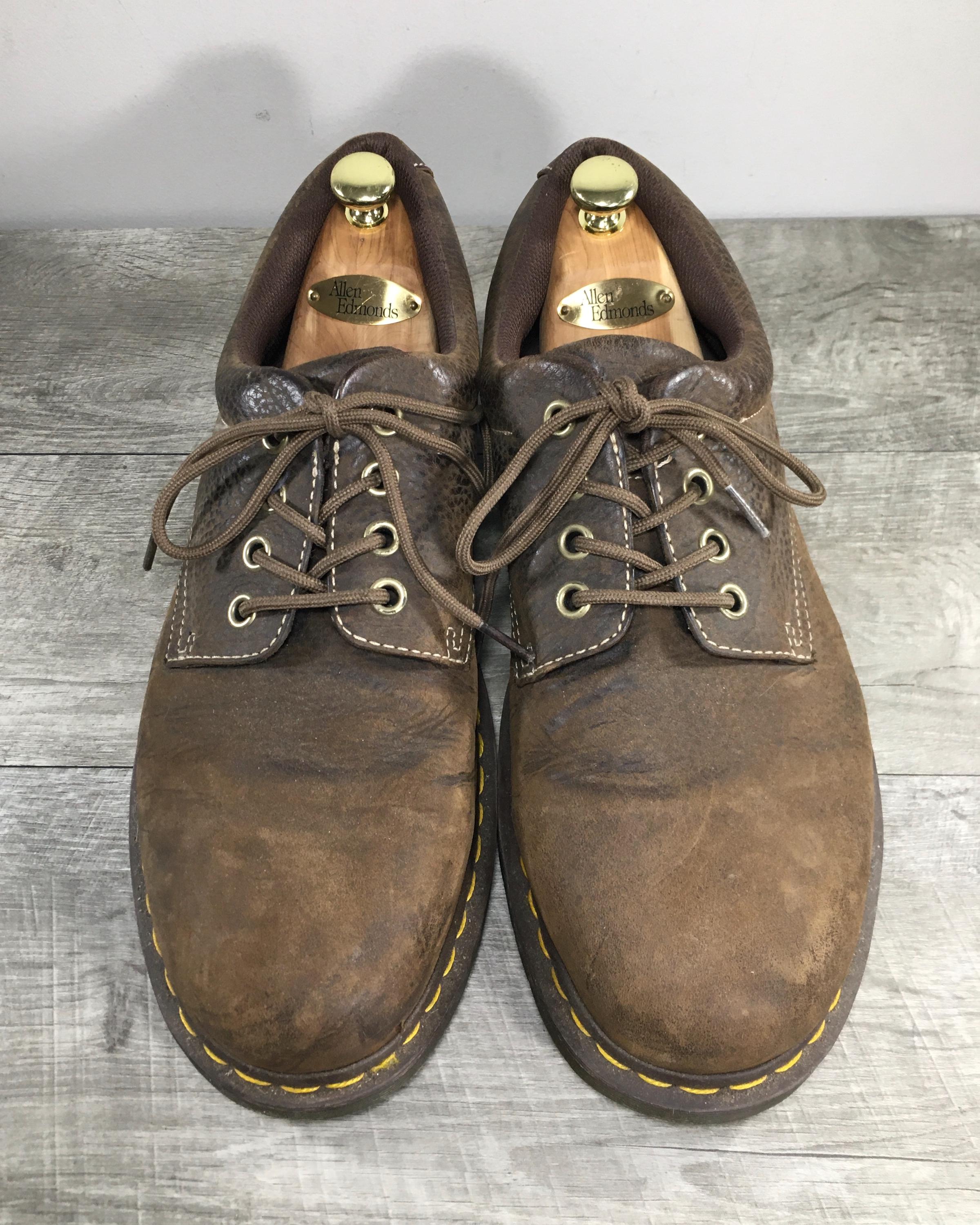 Dr Martens Boston Leather Lace Derby Shoe Brown Doc Martens Boston Men main image 2