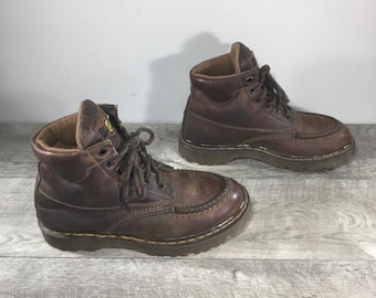 Vintage Docs Dr. Martens 1460 Distressed Brown Leather 