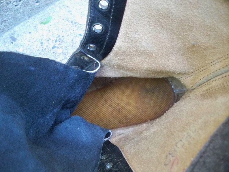 Dated 4-1973 Vintage Vietnam Combat WAR Trench Biker Work Men/'s Soft Toe Boots Made in USA Size 10 Wide