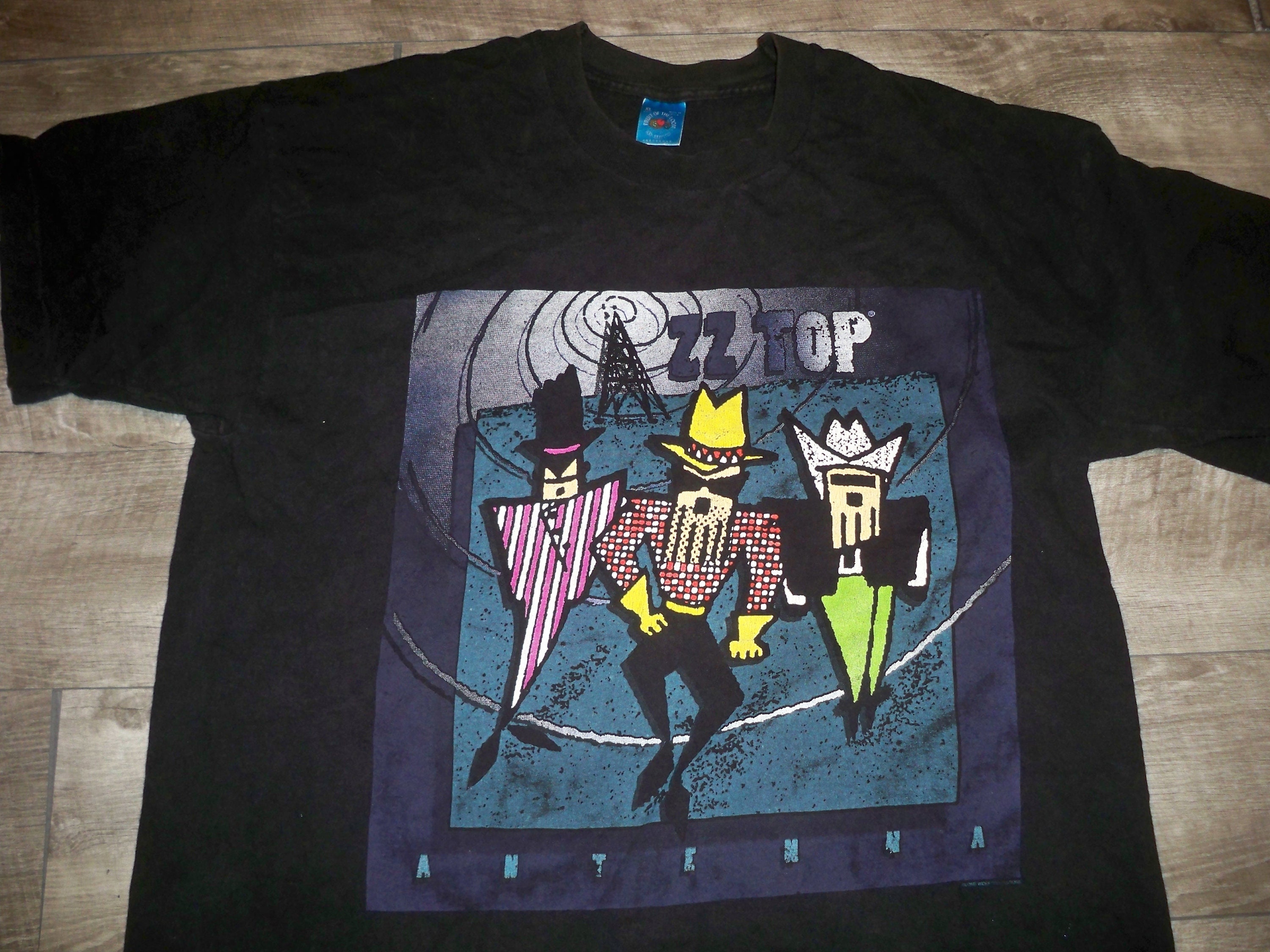 ZZ TOP ANTENNA tour バンドTシャツ Vintage ZZ Top “Antenna” T-Shirt - jointcustodydc
