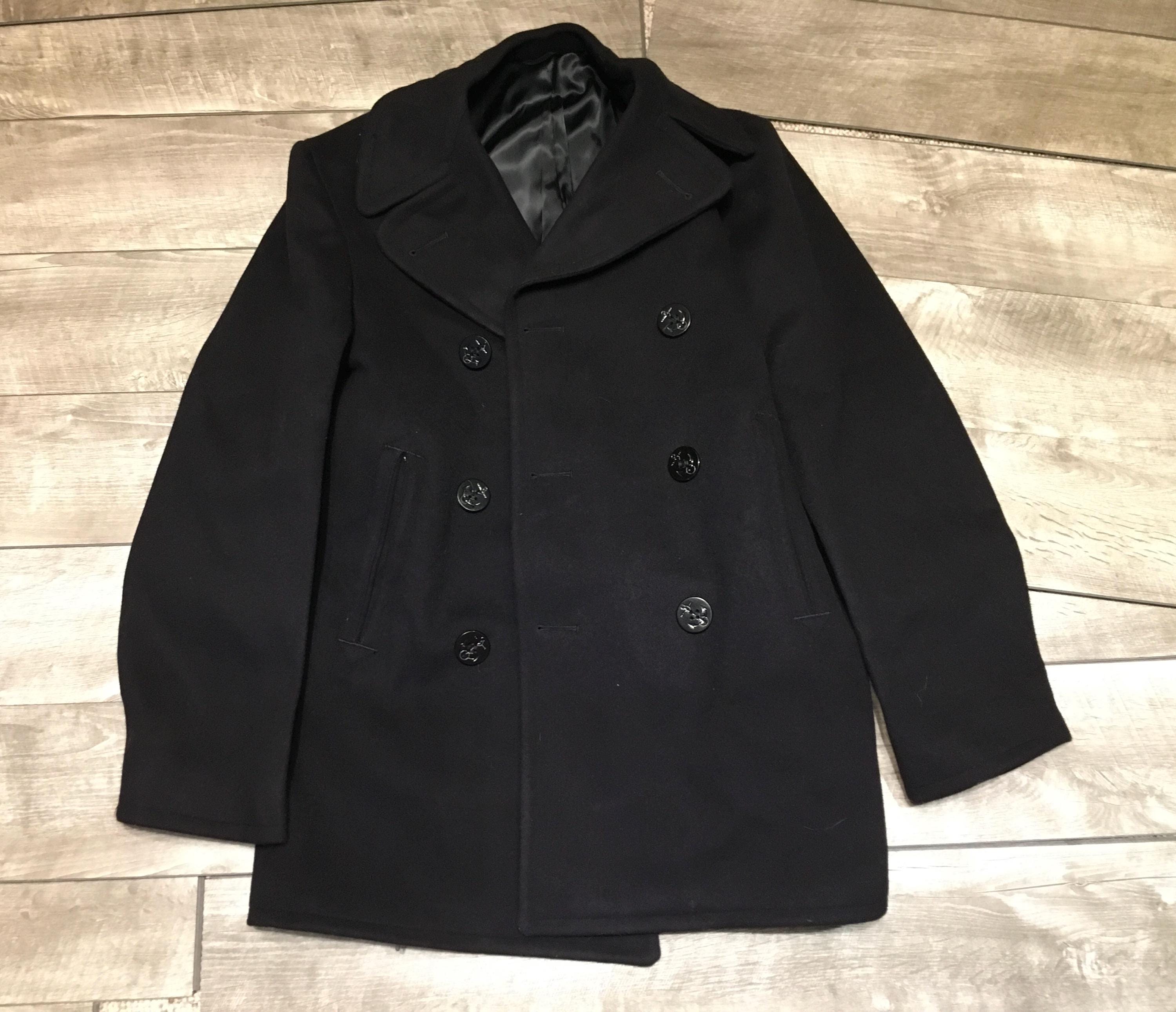 STERLINGWEAR ピーコート 38R　ネイビー　made in USA s-l400.jpg