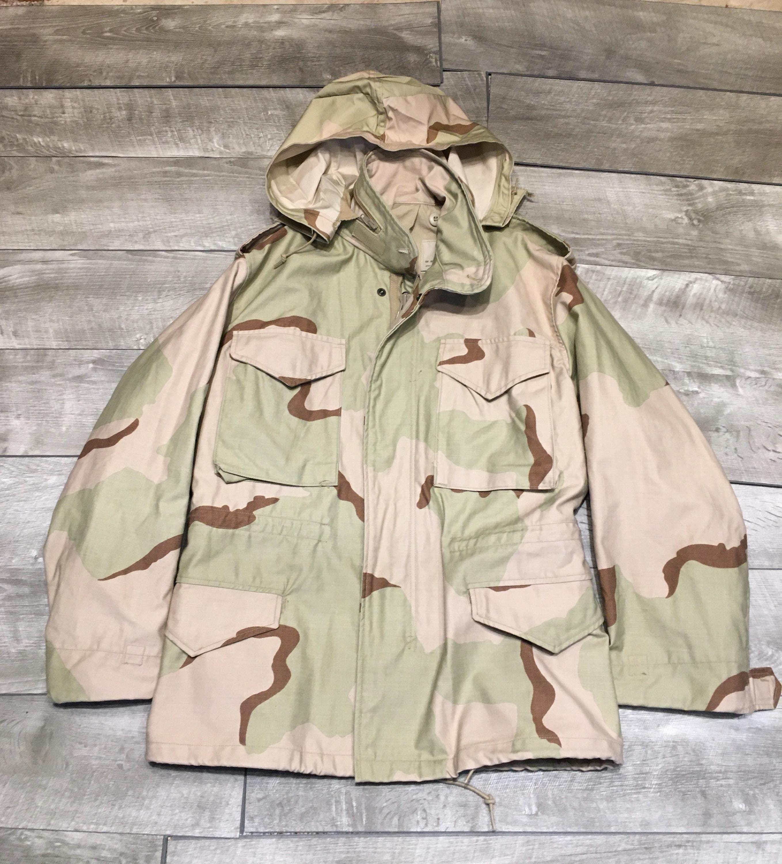 Vintage Isratex M65 Mint Chip Military Jacket Camo Cold Weather