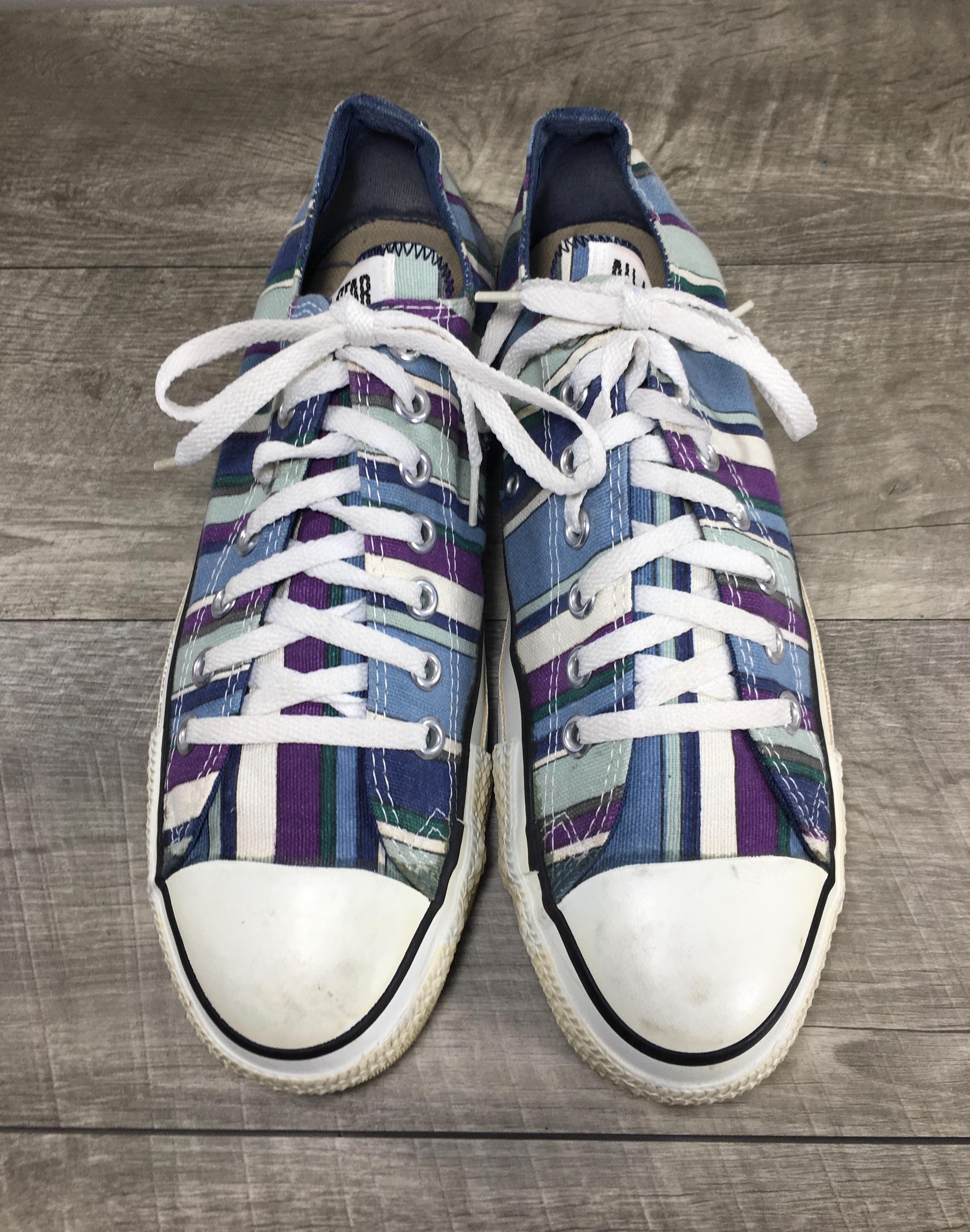 Vintage converse 80-90s blue low-top canvas sneakers Men’s 7 Women’s 9 Wood Vintage 80s Converse Chuck Taylor All Star Cornflower Blue  main image 2
