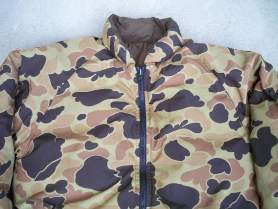 camo goose down jacket