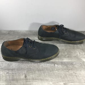 Mens Dr. Martens Coronado Crazy Horse Black Leather Shoes Oxfords Doc Docs Size UK 12 US 13 Streetwear
