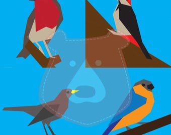 Birds FPP Collection (Foundation Paper Piecing)