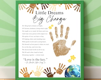 Arte con huellas de manos para el Mes de la Historia Afroamericana, poema sobre la diversidad, imprimible para el aula (descarga en PDF)