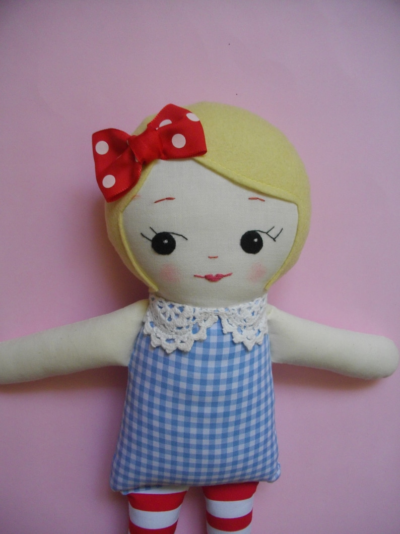 Blonde Handmade Ragdoll Adorable handmade vintage inspired | Etsy