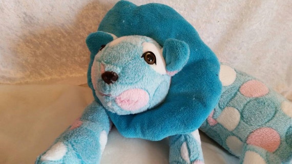 fabulous or bed prewashed for safety hospital Original gift for her polka dot lion support in car Lion Neck Pillow Supersoft fleece