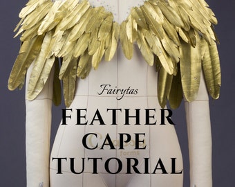 Faux Feather Cape Tutorial