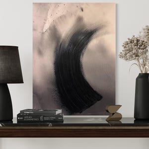 contemporary minimalist original painting artwork canvas abstract home decor living room statement piece