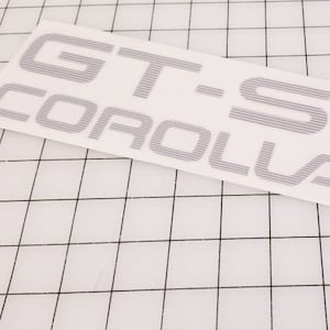 Trunk Decal Set for GTS or SR5  Toyota Corolla Celica ae86 ae88