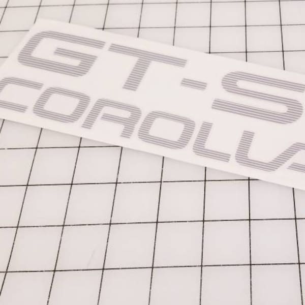 Trunk Decal Set for GTS or SR5  Toyota Corolla Celica ae86 ae88