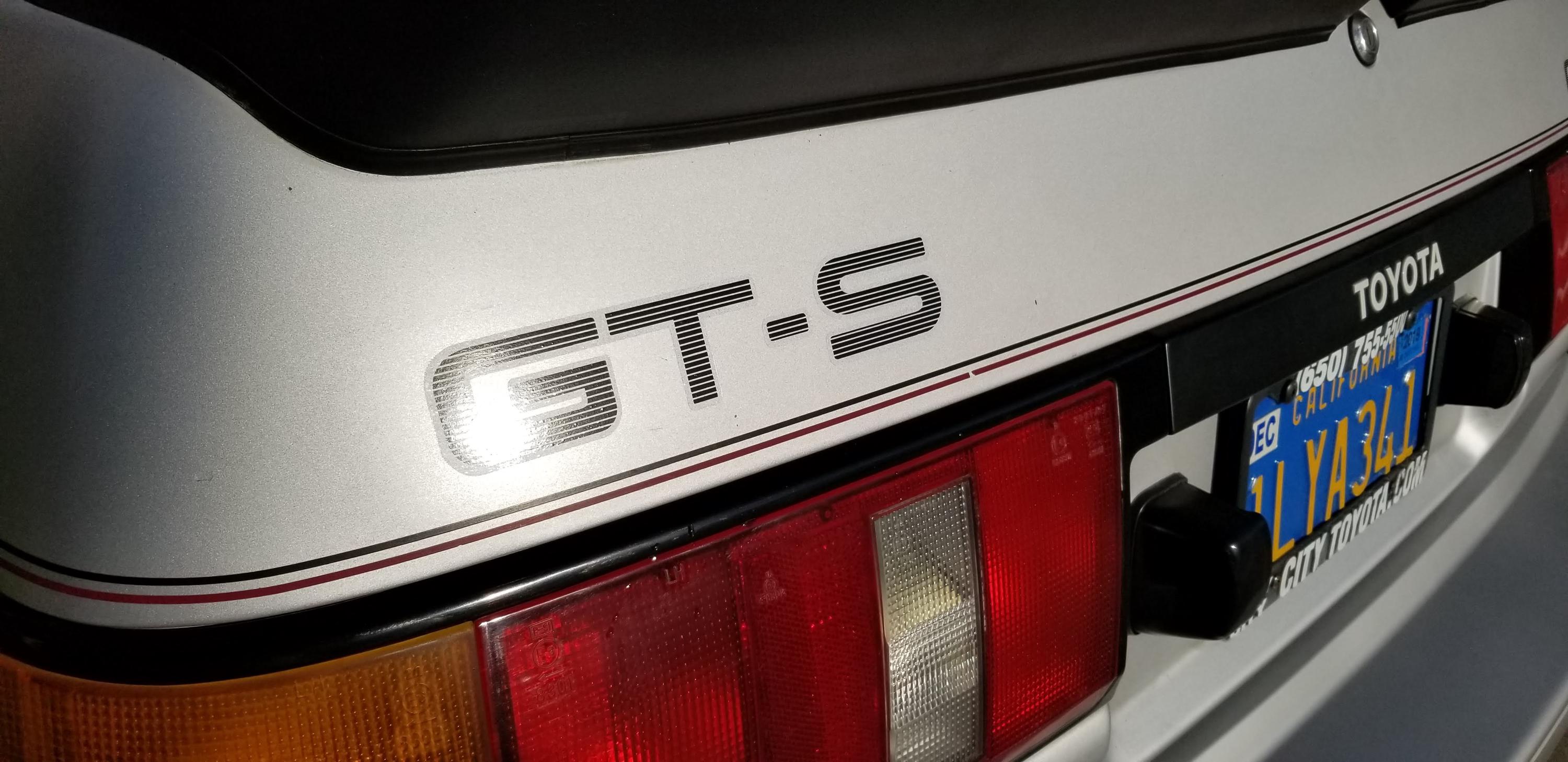 Resto Gradient Trunk Decal Set for AE86 Zenki Kouki Models GTS SR5