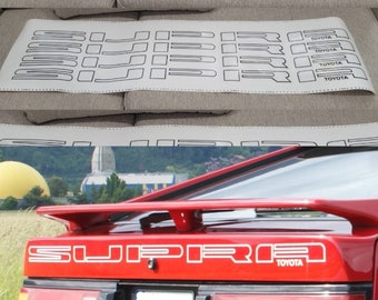 Trunk, Hatch Graphic Banner Decal for MK II TOYOTA Supra Rear Billboard