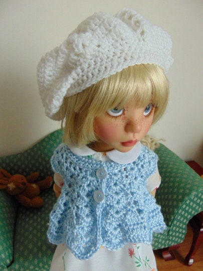 30 American Girl Crochet Patterns for Dresses, Accessories, and Giftable Doll Looks 14 Vest for 18-Inch Dolls