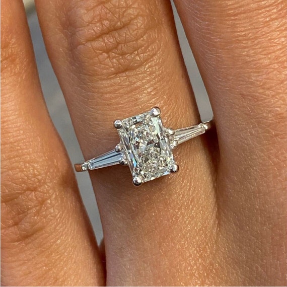 1.2 carat radiant cut diamond ring deals