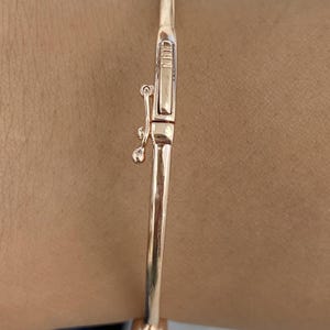 1ct TCW Diamond Bangle Bracelet In 14k Solid Gold; Flawless E/VVS1 IGI Certified LGD lab-grown Diamonds; Solitaire Diamond Bracelet