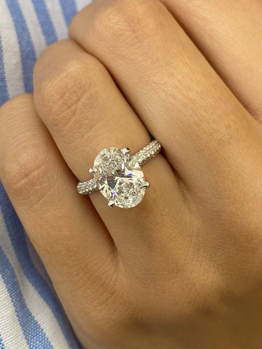 Anillos De Compromiso Diamante Diseño Original Anillos De