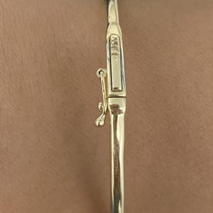 0.5ct TCW Diamond Bangle Bracelet In 14k Solid Gold; Excellent Cut E/VVS1 CVD lab-created Diamonds; Solitaire Diamond Bracelet GG Appraisal