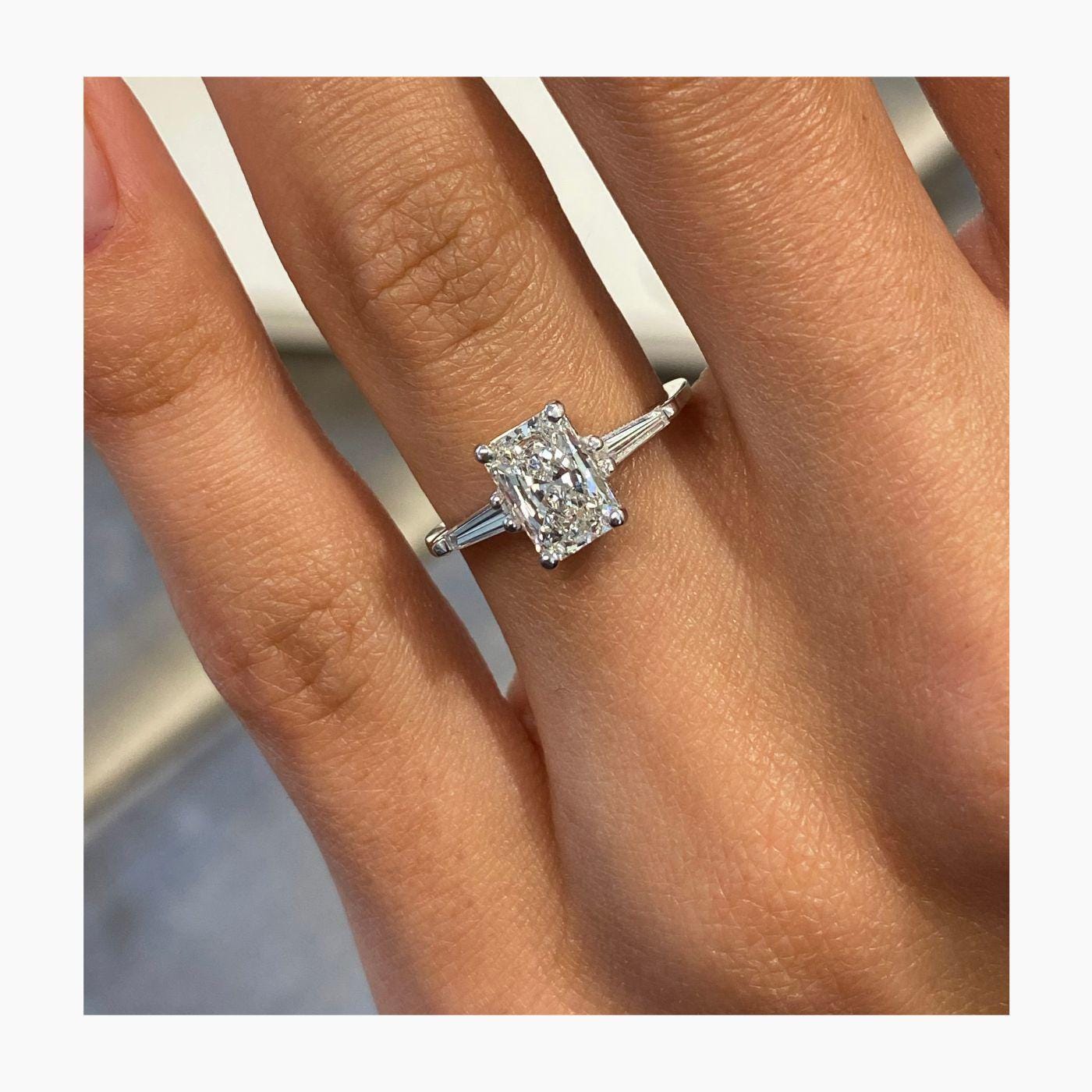 1.2カラット IGI認定 E/VVS2 ラディアントカット ラボクリエイト