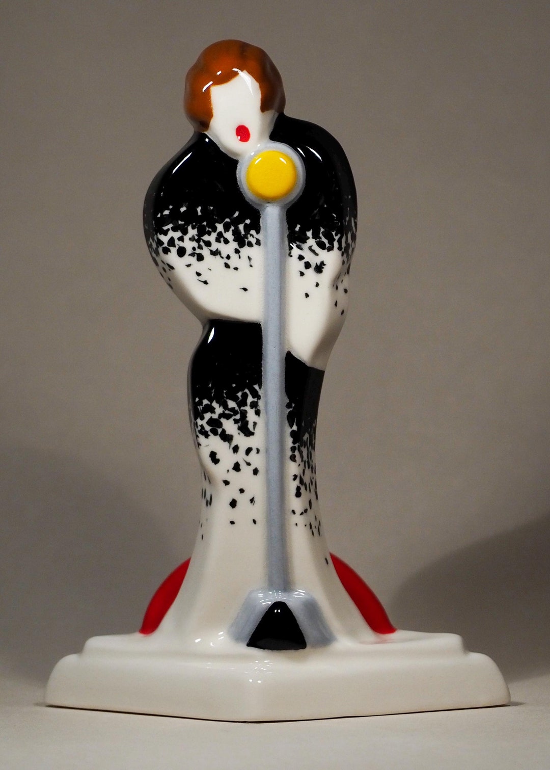 Echo of Deco Art Deco Inspired Lady Singer Cotton Club Ornament Etsy UK