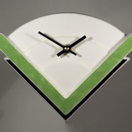Echo of Deco Art Deco Inspired Cat Wall Clock Etsy
