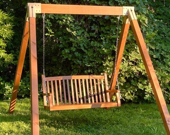 PRE-SEASON SALE! Ultra Heavy Duty Swing Set Brackets for Building Porch Swing or Garden Swing. U.S.A. Made!