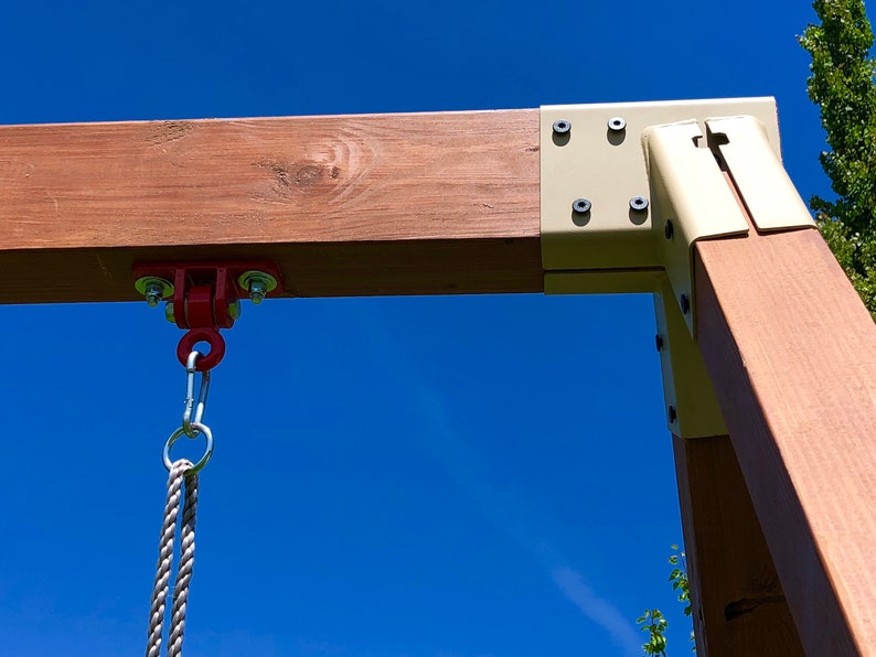 Pair Premium Brackets for Wooden Swing Set AFrame Etsy
