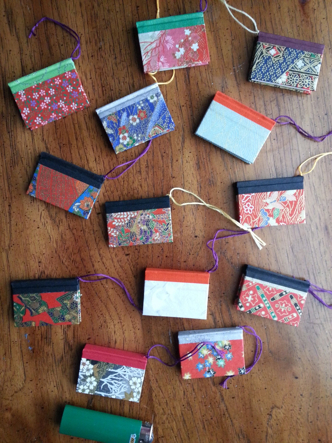 Free US Shipping Handmade Miniature Book Ornaments Baubles Etsy