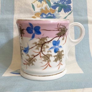 Shaving Mug, Floral Shaving Mug, vintage