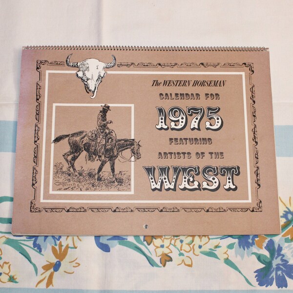 2024 Western Calendar Etsy