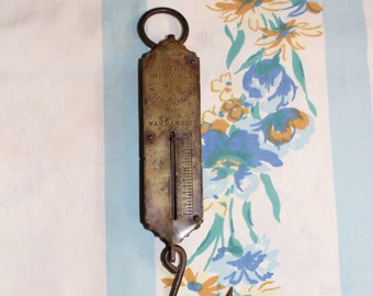 Peson Ancien Salter – Balance à Ressort De Poche – Pêche – Angleterre – Vintage
