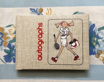 Autograph Book, Tennis Autograph book, Autograph Album, 1970s