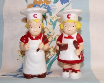 Campbell's Kids Salt and pepper shakers, vintage