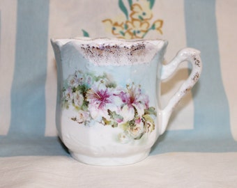 Shaving Mug, Floral Shaving Mug, vintage