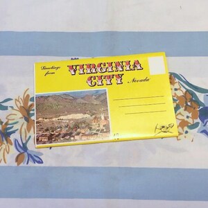 Cartes Postales Souvenirs de Virginia City, 1957