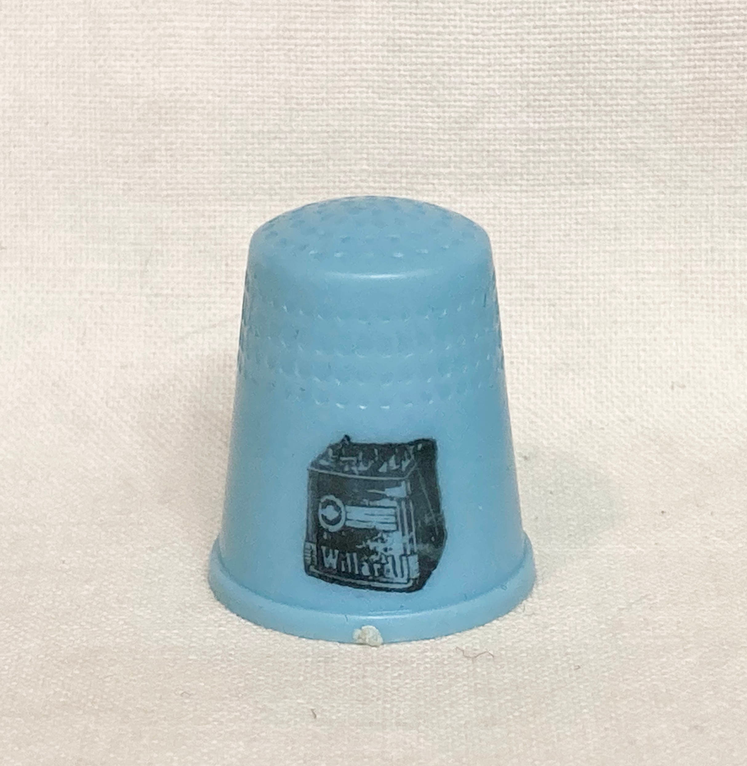 2 Product Advertising Sewing Thimble White King Soap & Cleeco