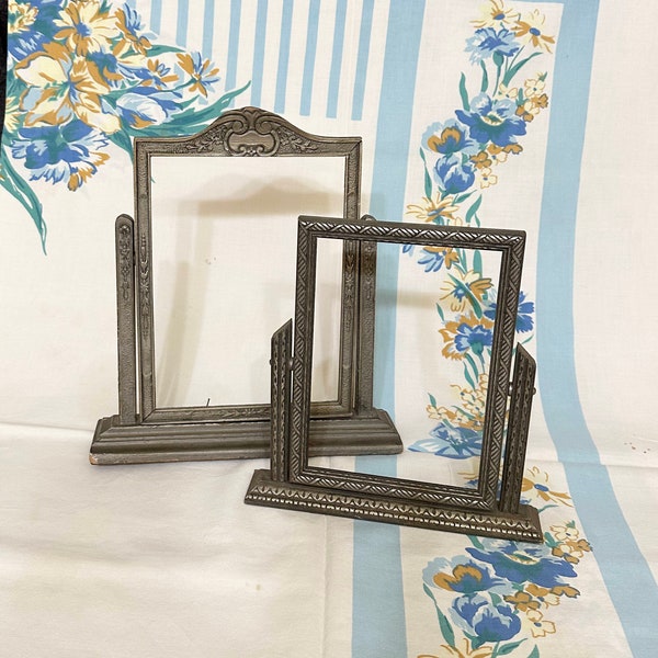 Picture Frames, Photo Frames, Art Deco Frames, Wooden tilting frames, 1930s