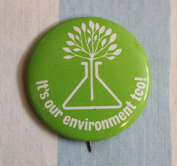 Pinback Buttons, Environment pins, Recycling Pins… - image 5