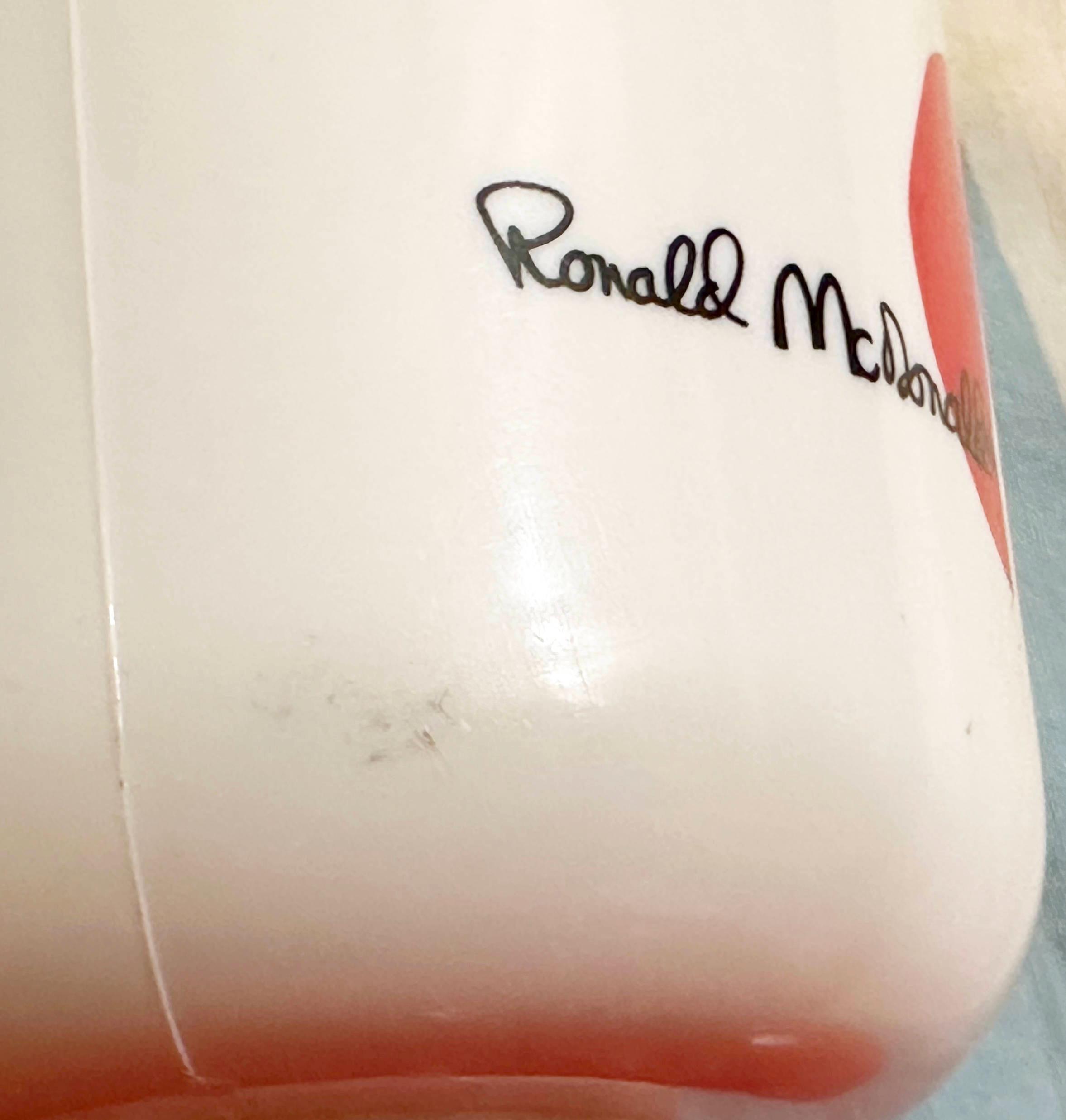 Ronald Mcdonald Mug, Ronald Mcdonald Coffee Cup, Mcdonalds Mug, 1980s - Etsy
