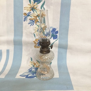 Oil Lamp, Mini Oil Lamp, Small Oil Lamp, vintage