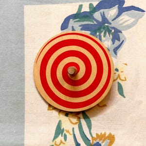 Top, Wooden Top, Spinning Top, Illusion, The Toycrafter Top, 1986