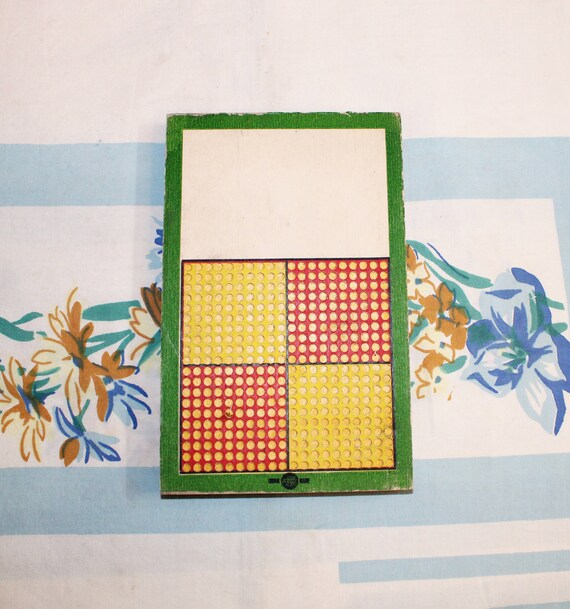 Lottery Punch Card Game Punch Board Punc Card Vintage Etsy