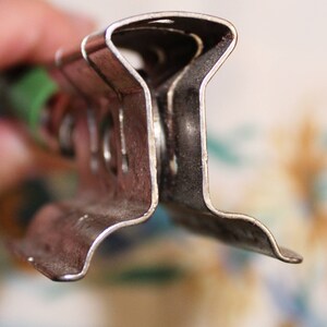 Knife Sharpener, Handheld knive sharpener, Green Handle, 1930s bild 5